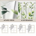 thumbnail image 5 of Sage Green Leaves Swag Valances for Windows, Kitchen Curtains 36 Inch Length 2 Panels Set, Summer Botanical Farmhouse Leaf Watercolor Short Curtains for Small Windows Rod Pocket Cafe Curtains 28"x36", 5 of 8