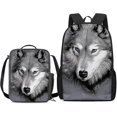 thumbnail image 1 of School Supplies Horse Pattern School Set Backpack Small Lunch Box, 1 of 5