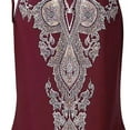 thumbnail image 5 of Fridja Womens Casual Sling Printed Sleeveless Short Fit Dress, 5 of 5