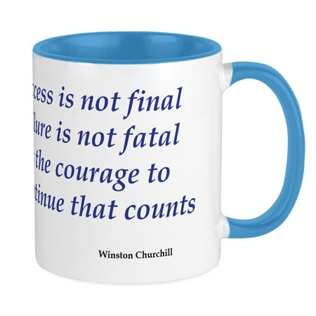 

CafePress - Winston Churchill Quote Mug - Ceramic Coffee Tea Novelty Mug Cup 11 oz