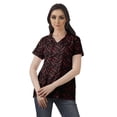 thumbnail image 2 of Moomaya Chemise Tunique Style Enveloppant pour Femmes en Coton Décontracté Col Classique Boutonné, 2 of 6