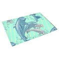 thumbnail image 2 of MKHERT Cute Dolphins Doormat Indoor/Outdoor/Front Door/Bathroom Mats 23.6x15.7 inch, 2 of 3