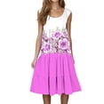 thumbnail image 2 of T-Shirt à Manches Longues pour Femmes Seductiva jusqu'à 50 % de Rabais Robes d'Été pour Femmes Grande Taille Robe de Plage Décontractée Robes Soleil Aguichant Robe Sans Manches Robes Midi Fluides, 2 of 5