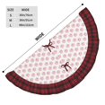 thumbnail image 3 of Pofeuu Pink Paw Print Christmas Tree Skirt Tree Skirt Ornaments Soft Plush Christmas Tree Mat for Decorations Holiday Party Indoor Outdoor-48", 3 of 6