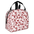 thumbnail image 2 of Easygdp Red Football Bolsa Térmica Premium - Tela Oxford Impermeable, Gran Capacidad, Bolsillo Frontal, Unisex para Trabajo, Escuela, Actividades al Aire Libre y Picnics, 2 of 8