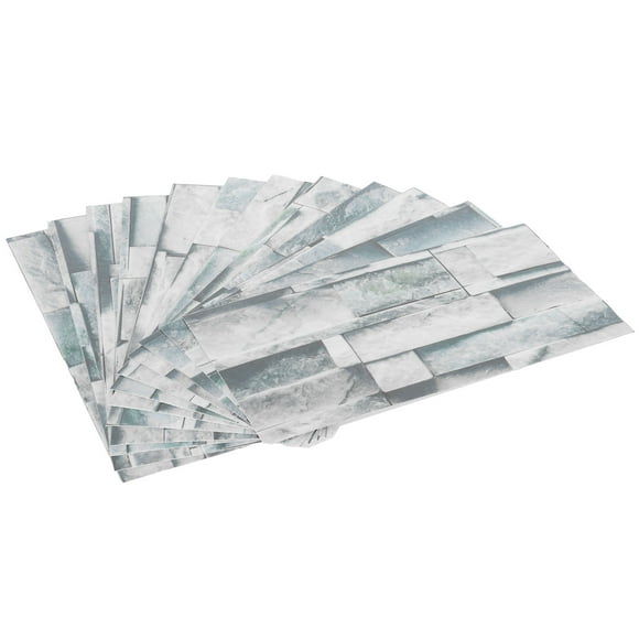 Marble Tile Sticker,12Pcs PVC Tile Sticker Floor Sticker Self Adhesive Sticker Expertly Crafted
