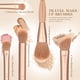 thumbnail image 5 of travel makeup brush set，travel small makeup brush set， makeup brush travel case， mini makeup brushes travel set (Apricot), 5 of 5