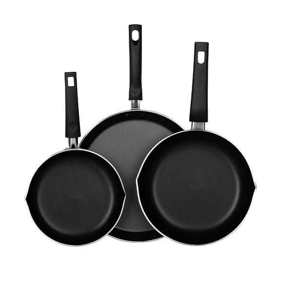 Juego de Sartenes y Crepera Vasconia Esencial Aluminio Antiadherente 3 piezas