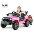 thumbnail image 1 of Gymax Kids Ride On UTV Car w/Detachable TrailerParent Remote Control Light & Music, 1 of 10