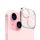 thumbnail image 1 of Mica de Cámara Cristal 9D Deluxe 2mm para iPhone 15 / 15 Plus – Protector Vidrio Templado Rosa, Alta Claridad y Ajuste Perfecto, 1 of 6