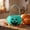 Mint Green, variant on Cififendec Halloween Felt Pumpkin Candy Bag, 7.87"×5.12", Portable Handheld Bucket for Party Yard Front Porch Holiday Gift Storage Decor
