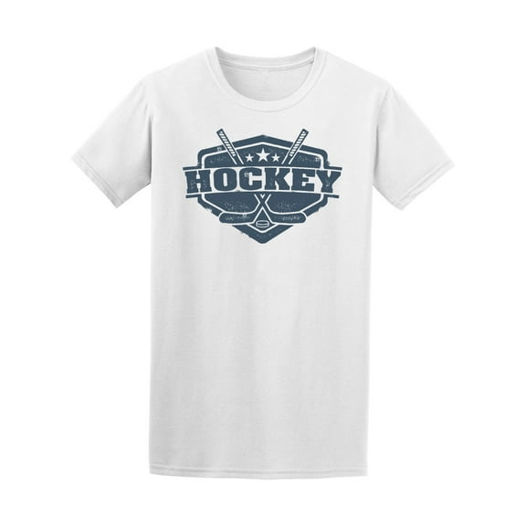 Vintage Style Hockey Sticks Puck Tee Men's -Image by Shutterstock