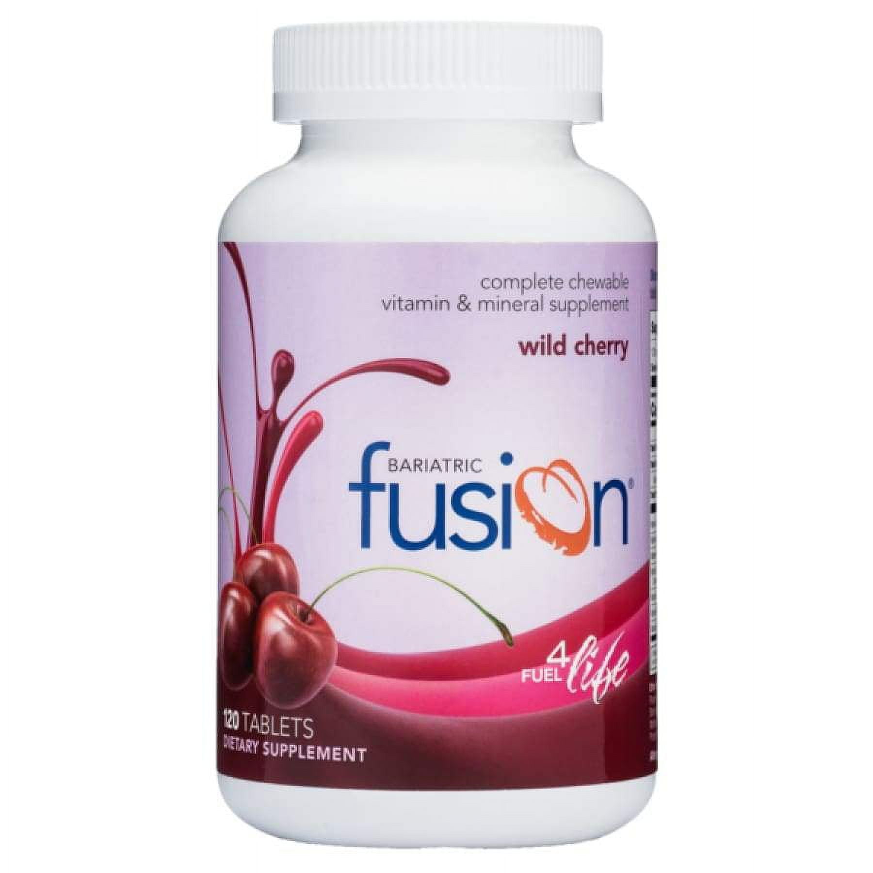 Bariatric Fusion Strawberry Complete Chewable Bariatric Multivitamin for Bariatric Surgery Patients Including Gastric Bypass and Sleeve Gastrectomy, 120 Tablets