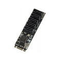 thumbnail image 3 of Syba 5 port Non-RAID SATA III 6Gbp/s to M.2 B+M Key Adapter PCI-e 3.0 x2 Bandwith, 3 of 4