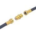 thumbnail image 3 of Adaptador de extensión de cable de conector coaxial tipo F RG6 chapado en oro en paquete, 3 of 4