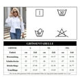 thumbnail image 5 of Blusa de mujer Camisas de cuello en V Blusas elegantes de trabajo de manga larga, 5 of 5