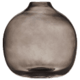 thumbnail image 1 of Bouclair Vase de Table Rond en Verre Brun, 1 of 2