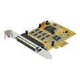 thumbnail image 3 of StarTech.com 8-Port PCI Express RS232 Serial Adapter Card, PCIe RS232 Serial Card, 16C1050 UART, Multiport Serial DB9 Controller/Expansion Card, 15kV ESD Protection, Windows & Linux - Up to 921.6 Kbps Baud - Serial adapter - PCIe - RS-232 x 8 - yellow - TAA Compliant, 3 of 10