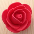 thumbnail image 2 of Flores falsas de 3,5 cm, decoraciones de bricolaje, flores de imitación para fiesta de boda (rojo), 2 of 8