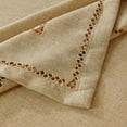 thumbnail image 2 of Hem Stitch Border Vintage Design Tablecloth Oatmeal 68" by 108" Oblong / Rectangle, 2 of 5