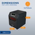 thumbnail image 3 of Lifesmart 4-Element Quartz Infrared Portable Electric Room Heaters (2 Pack), 3 of 10