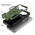 thumbnail image 5 of Magnetic Case for iPhone 17 Pro 6.3" Compatible with MagSafe, Invisible Kickstand, Rugged Shockproof Phone Cover,Green,For iPhone 17 Pro, 5 of 7