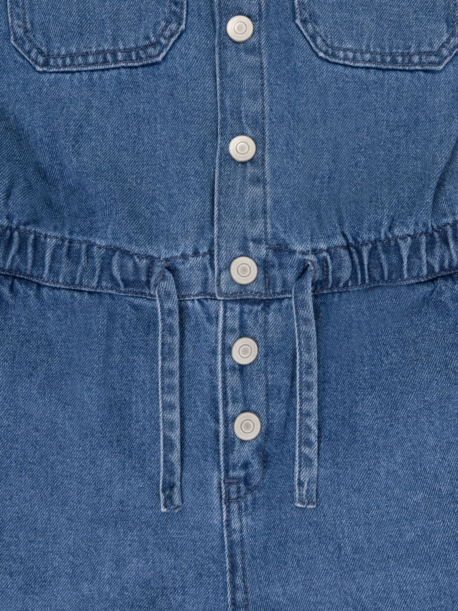 Wonder Nation Girls Denim Romper, Sizes 4-18