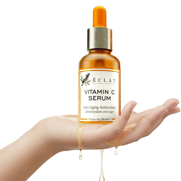 Vitamin C Face Serum for Dark Spots, Anti-Aging & Skin Brightening, with Hyaluronic Acid, Ferulic Acid & Vitamin E, 30 ml