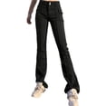 thumbnail image 2 of New Women's Pants Women's Fashion Pants Wide Leg Pants Flared Pants Loose Casual Retro Streetwear Women's Pants-As photo shows-L, 2 of 6