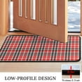 thumbnail image 3 of Red Black White Checkerboard Checkered Pattern Door Rugs,Washable Non Slip Door Mats Indoor,Decorative Door Mats,Entry Mat Indoor for Entrance,Bedroom,Kitchen,Bathroom,30"x17", 3 of 6