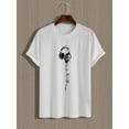 thumbnail image 2 of Playera Para Hombre de Cuello RedondoComfy Men's Music Print Short Sleeve Elastic Crew Neck T-Shirts, Casual Clothing Tee For Adult, Men, Women, Teen, Teenager, Adolescent, YouthFather's Day, Mother, 2 of 6