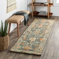 thumbnail image 2 of Hauteloom Prosperidad Wool Living Room, Bedroom Area Rug - Traditional - High Pile - Charcoal, Mustard, Rust - 9' x 12', 2 of 7