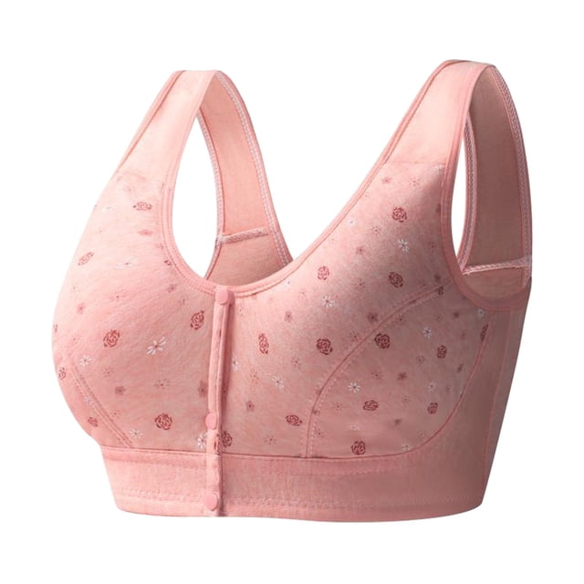 2025 Womens No Steel Ring Womens Bras Comfortable Wide Band Front CloseT WomensPack Back Plus Size Seamless Womens Bras No Underwire Unlinedfor Large Womens Plus Size Bras