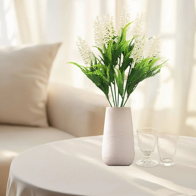 Flores Artificiales De Lavanda, Decoraci N De Jard N Exterior, Decoraci N Del Hogar, Resistentes a Los Rayos Uv, De F Cil Cuidado, Para Bodas Y Eventos, Plantas De Pl Stico De Larga
