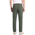 thumbnail image 6 of MEILIHUA Men's Regular Fit Casual Work Pants, Stretch Dress Pants with Flex Waist, Flat Front Golf Trousers for Spring Summer, 6 of 9