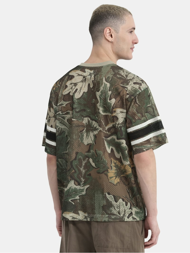 No Boundaries Mesh Jersey with Short Sleeves, Men's - Walmart.com