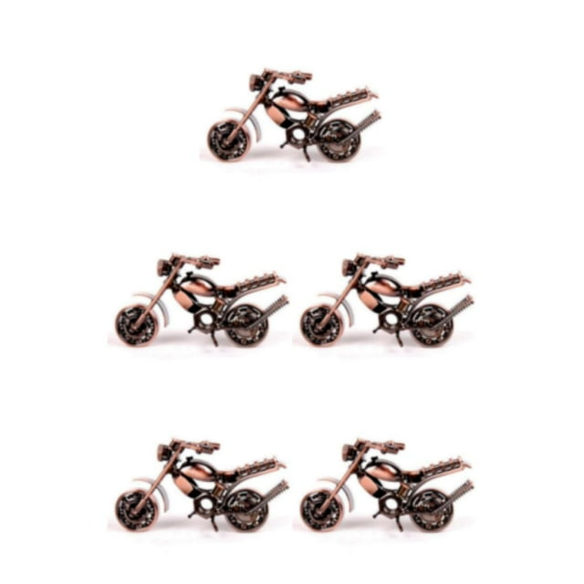 Billuyoard Auténticos vehículos de True Metal: modelo de motocicleta altamente detallado y articulado Arte del hierro Gran idea de regalo bronce Type2 NO2