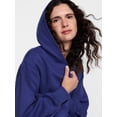 thumbnail image 6 of Scenario Women's and Women's Plus Zip Front Fleece Hoodie Jacket, Sizes XS-4X, 6 of 7