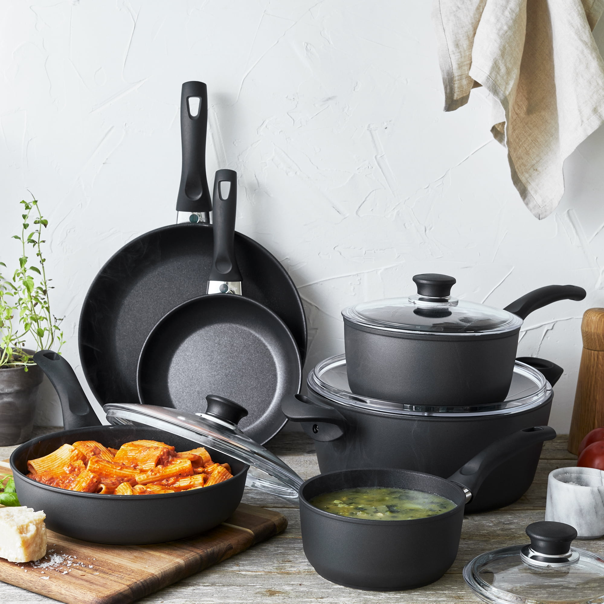 Sauteuse Ballarini Firenze Cortan - Diamètre 30 Cm, 2 Poignées, Revêtement Anti-adhésif Sans Nickel, Noir - 4
