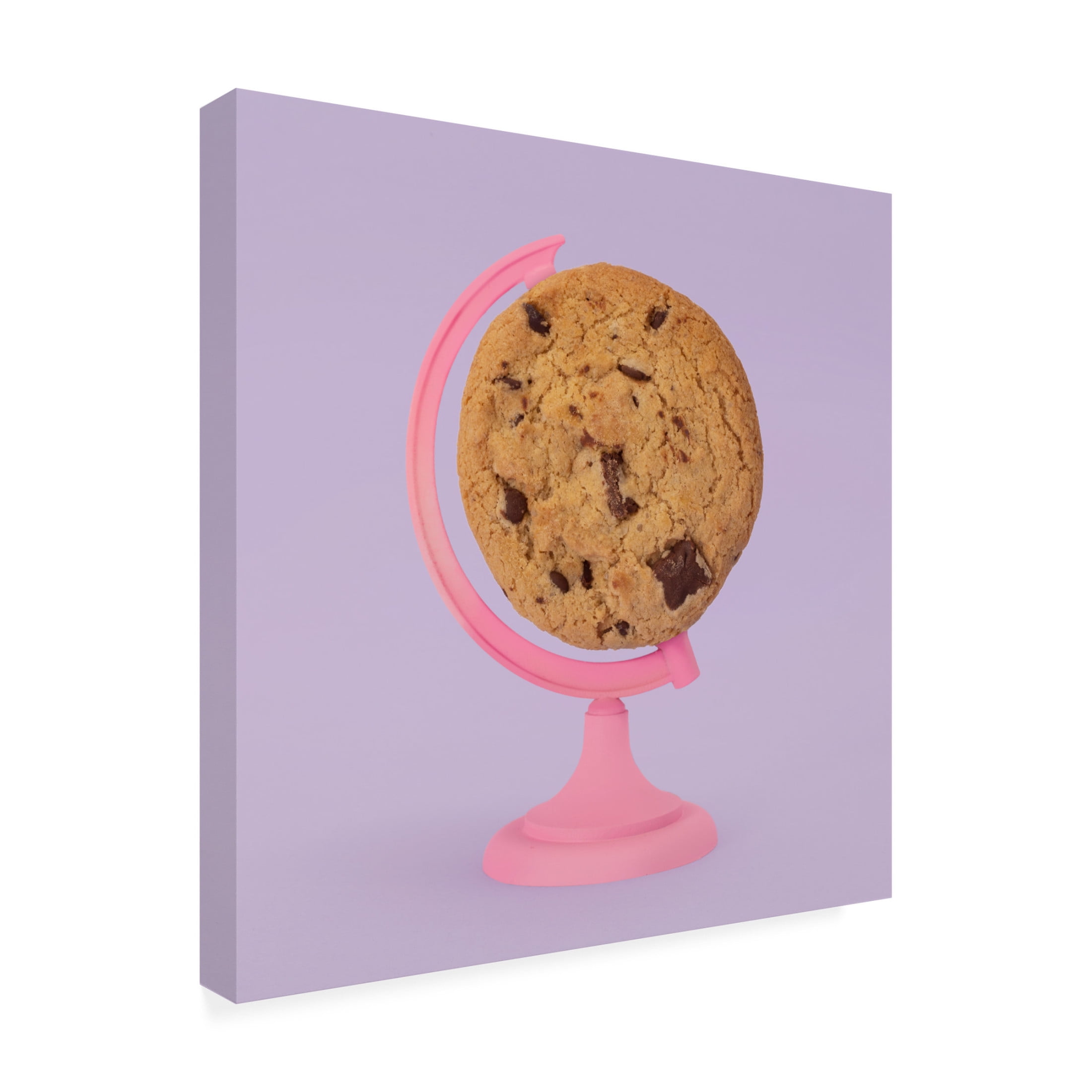 Canvas Wall Art - Julia Ramiro 'Planeta Galleta' Wall Art for Living Room, Bedroom, or Office Décor by Trademark Fine Art - 24 x 24 Inches