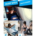 thumbnail image 6 of MUSICOZY Sleep Headphones Breathable Bluetooth 5.4 Headband 3D Sleeping Headphones, Wireless Eye Mask Sleep Earbuds for Side Sleeper Office Air Travel Cool Tech Gadgets Unique Gifts (Matte Black), 6 of 8