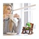 thumbnail image 2 of Cute Desktop Ornaments Office Station Ornaments Green+white, 2 of 5