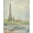 thumbnail image 2 of Harper, Ethan 26x32 White Modern Wood Framed Museum Art Print Titled - View of Paris III, 2 of 4