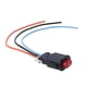 thumbnail image 3 of Interruptor de encendido y apagado de luz de emergencia universal para motocicleta Botón de luz de advertencia de emergencia, 3 of 5