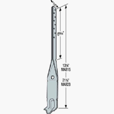 SIMPSON STRONG TIE Mud Sill Anchor Z-Max MAB15Z (Best Anchor For Mud)