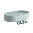 thumbnail image 1 of Shengyu Sponge Storage Rack Plastic Bathroom Holder Wall Mounted Draining Kitchen Organizer Bathroom Shelves Equipment Soap Base Green 1Set, 1 of 6