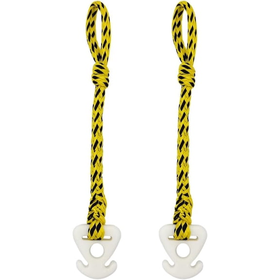 2PCS Boat Tube Towable Rope Quick Connector, Tow Rope for Tubing Connector,Skiing, Wake Boarding with Seadoo, Jet ski, Waverunner
