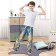 thumbnail image 5 of Boy's Pajama Pants Boys' Long Sleep Pants Children's Pajama Pants Loose Fitting Pajama Pants are Convenient to Put on and Take off M Super Beautiful Universe, 5 of 9