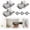 30PCS, variant on Drywall Repair Clips for 1/2 Inch Sheetrock,Stainless Steel Backing with Screws for Hole Repair & Wall Patching,Sheetrock Patch Kit for Home Improvement (10PCS)