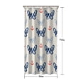thumbnail image 5 of Anchor and Bulldog Dog Shower Curtain 36"x72" ,Bathroom Decorative Shower Curtains Set with 12 Hooks,Modern Waterproof Washable Shower Curtain, 5 of 6